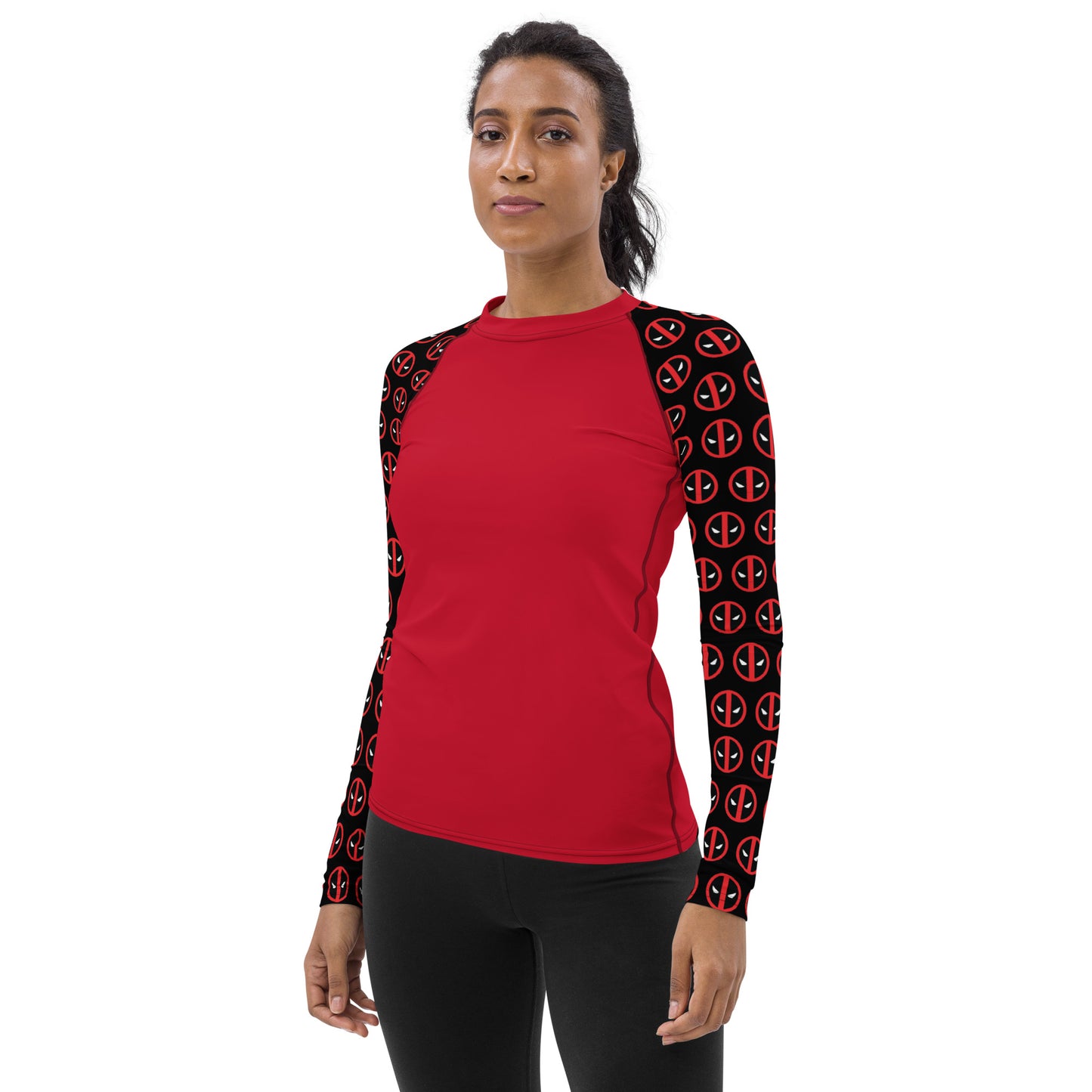 Deadpool Sleeves Women's Rash Guard