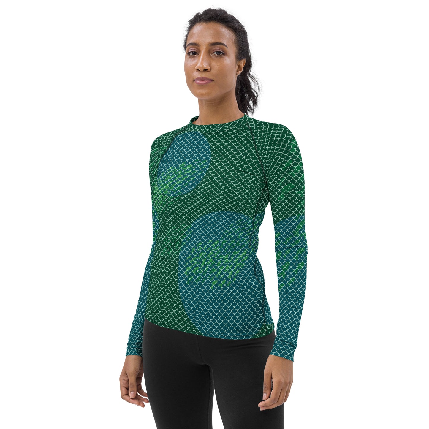 Mermaid Scales Women's Rash Guard