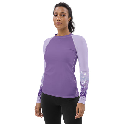 Purple Princess Women's Rash Guard