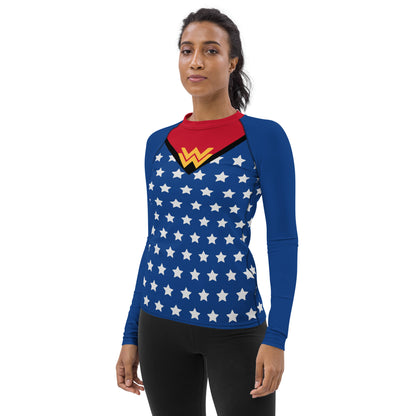 Diana Prince Women's Rash Guard