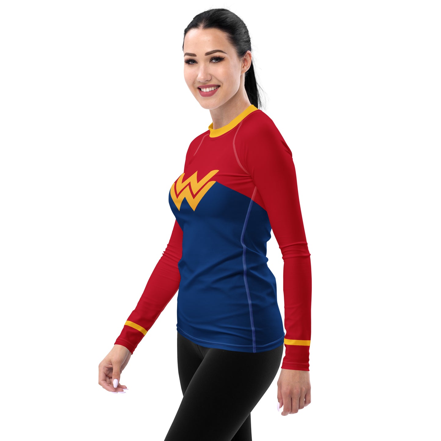 Diana Prince 1990's Women's Rash Guard