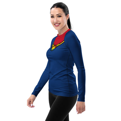 Captain Carol Danvers Women's Rash Guard