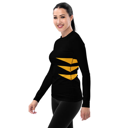 Wolverine (Black and Yellow) Women's Rash Guard