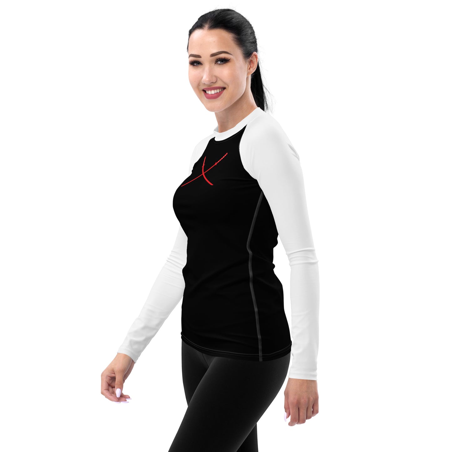 Deadpool Katanas (Black) Women's Rash Guard