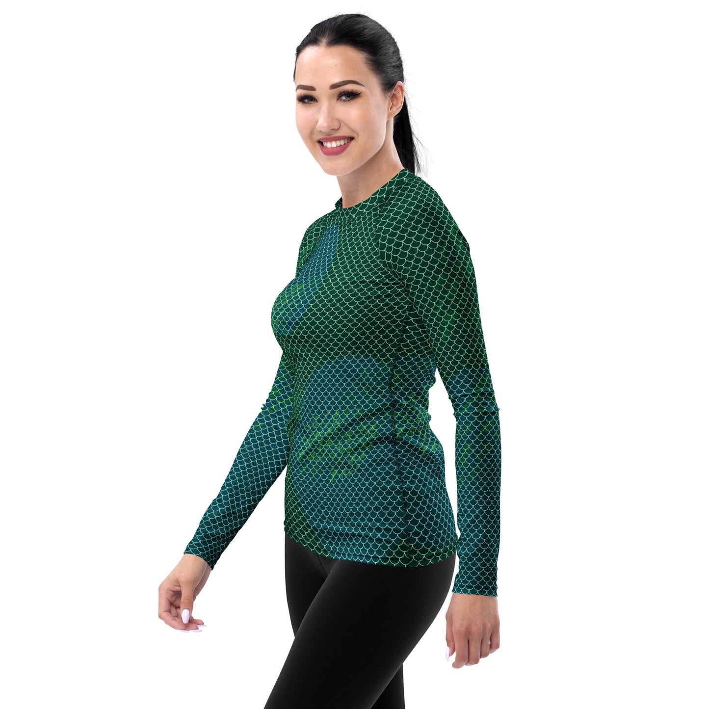 Mermaid Scales Women's Rash Guard