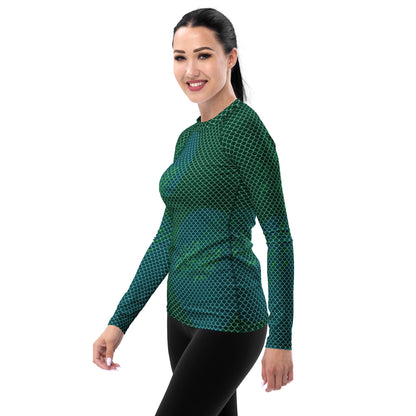 Mermaid Scales Women's Rash Guard