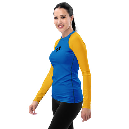 Xavier's School "Blue and Gold" Women's Rash Guard