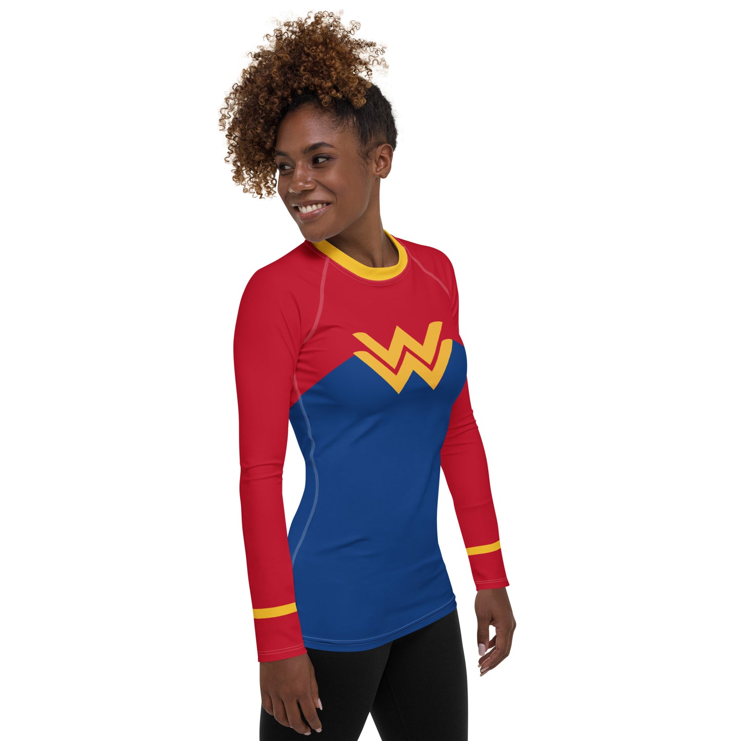 Diana Prince 1990's Women's Rash Guard