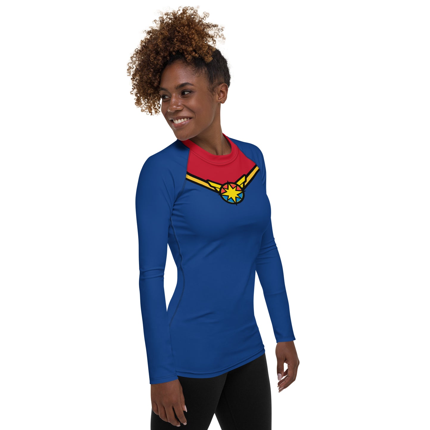 Captain Carol Danvers Women's Rash Guard