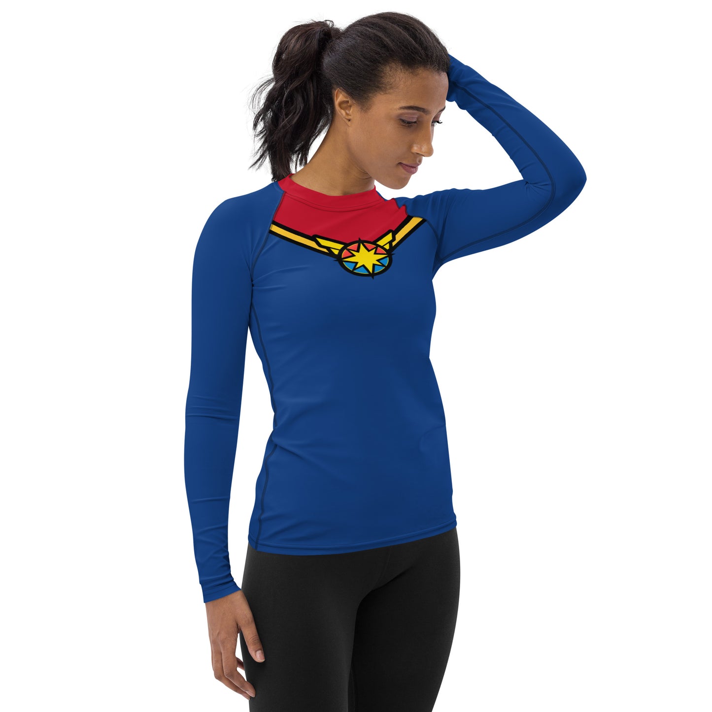 Captain Carol Danvers Women's Rash Guard