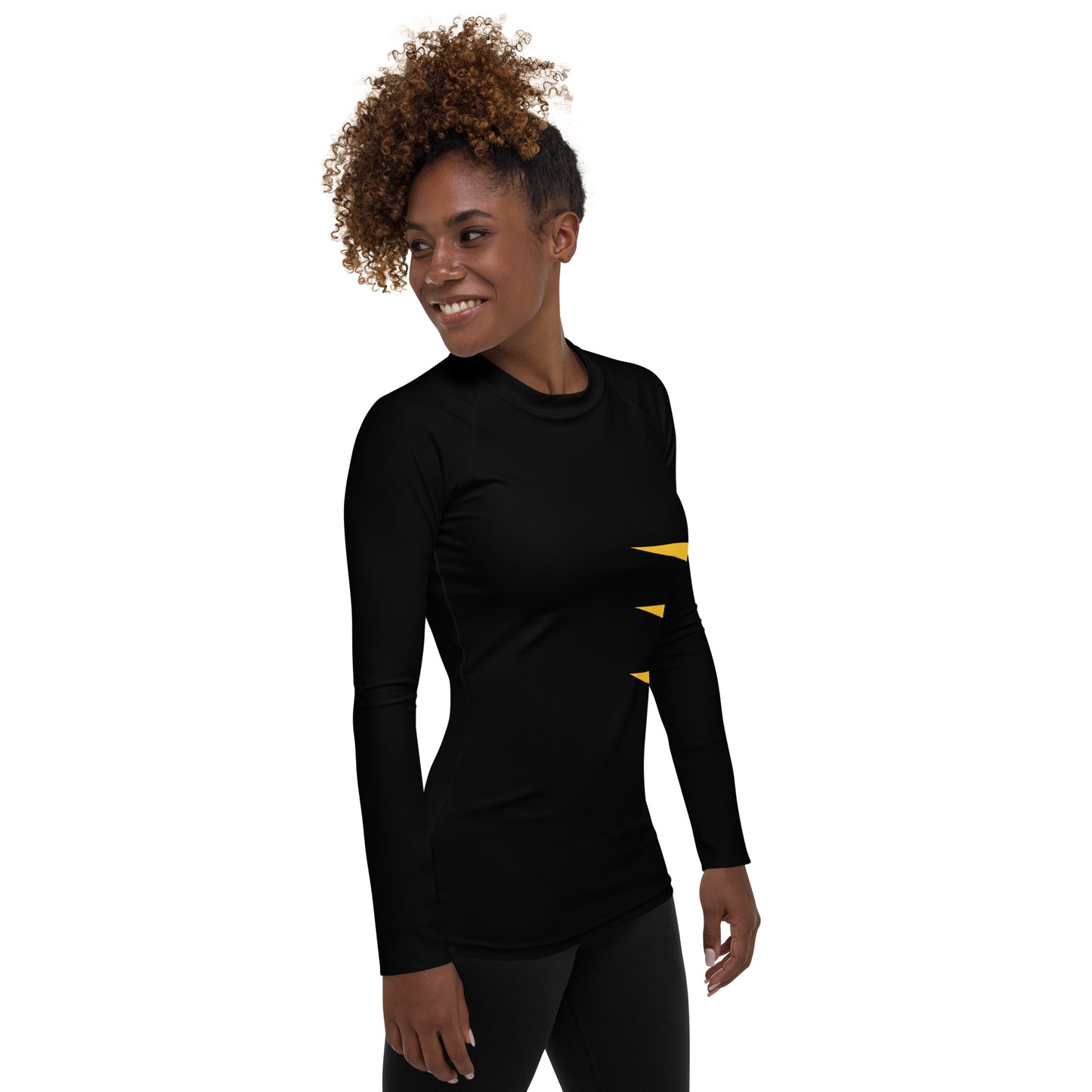 Wolverine (Black and Yellow) Women's Rash Guard