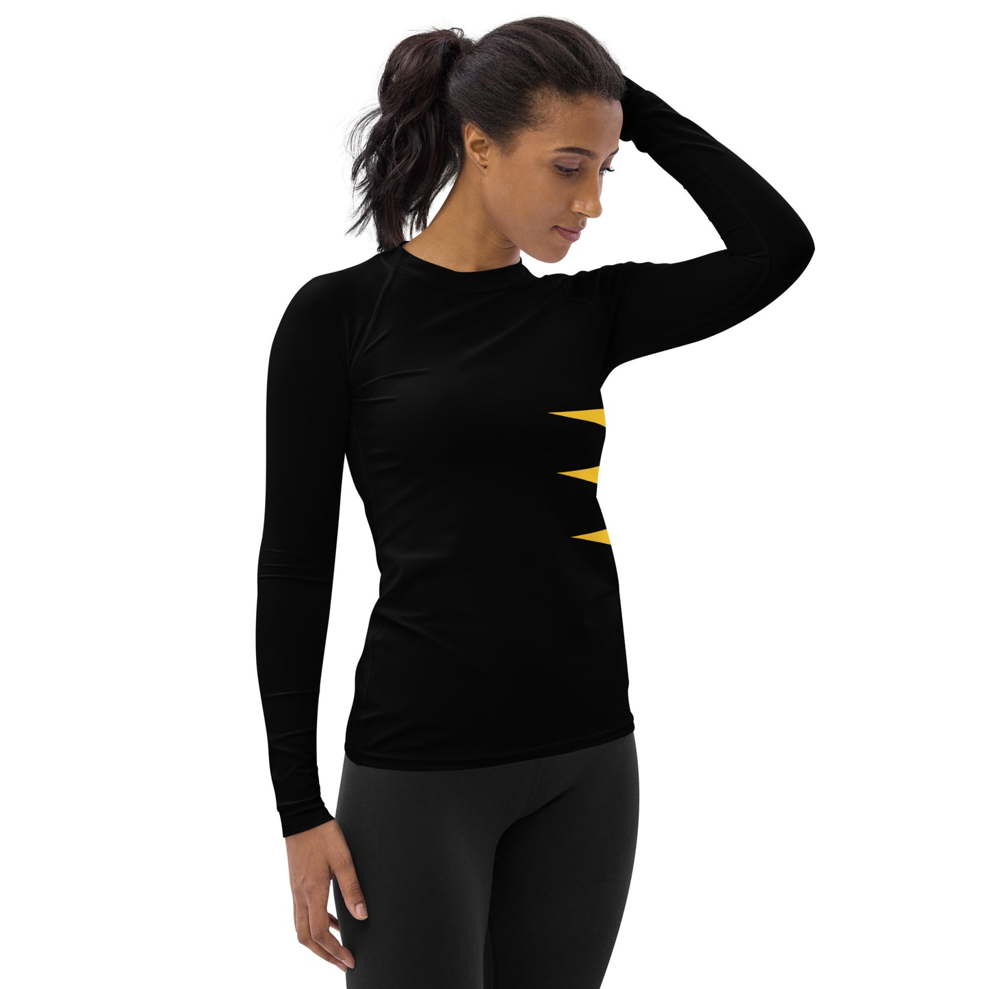 Wolverine (Black and Yellow) Women's Rash Guard