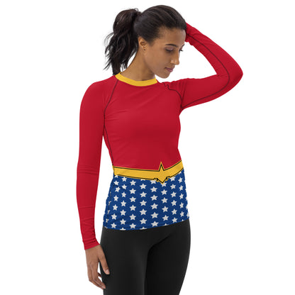 Diana Prince (Belt) Women's Rash Guard