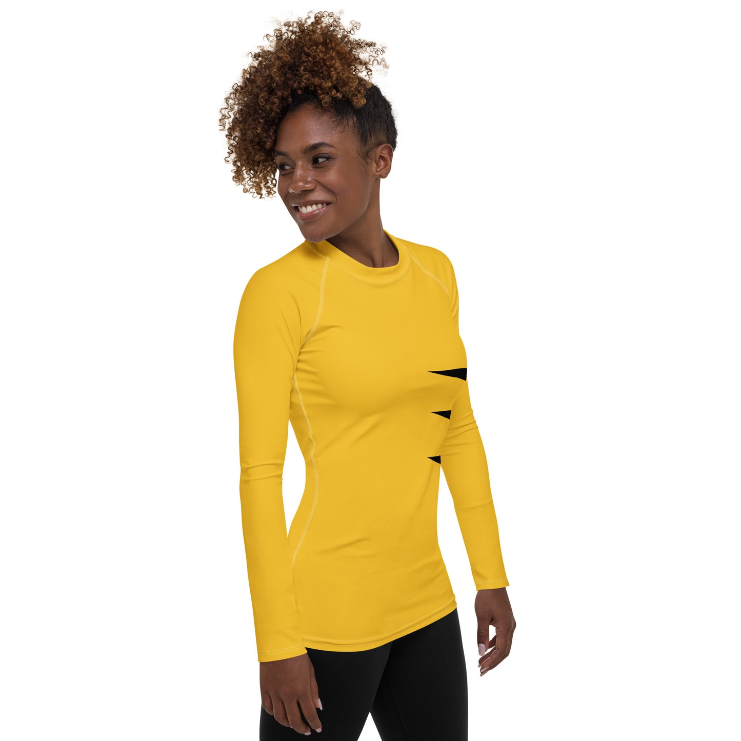 Wolverine (Yellow and Black) Women's Rash Guard