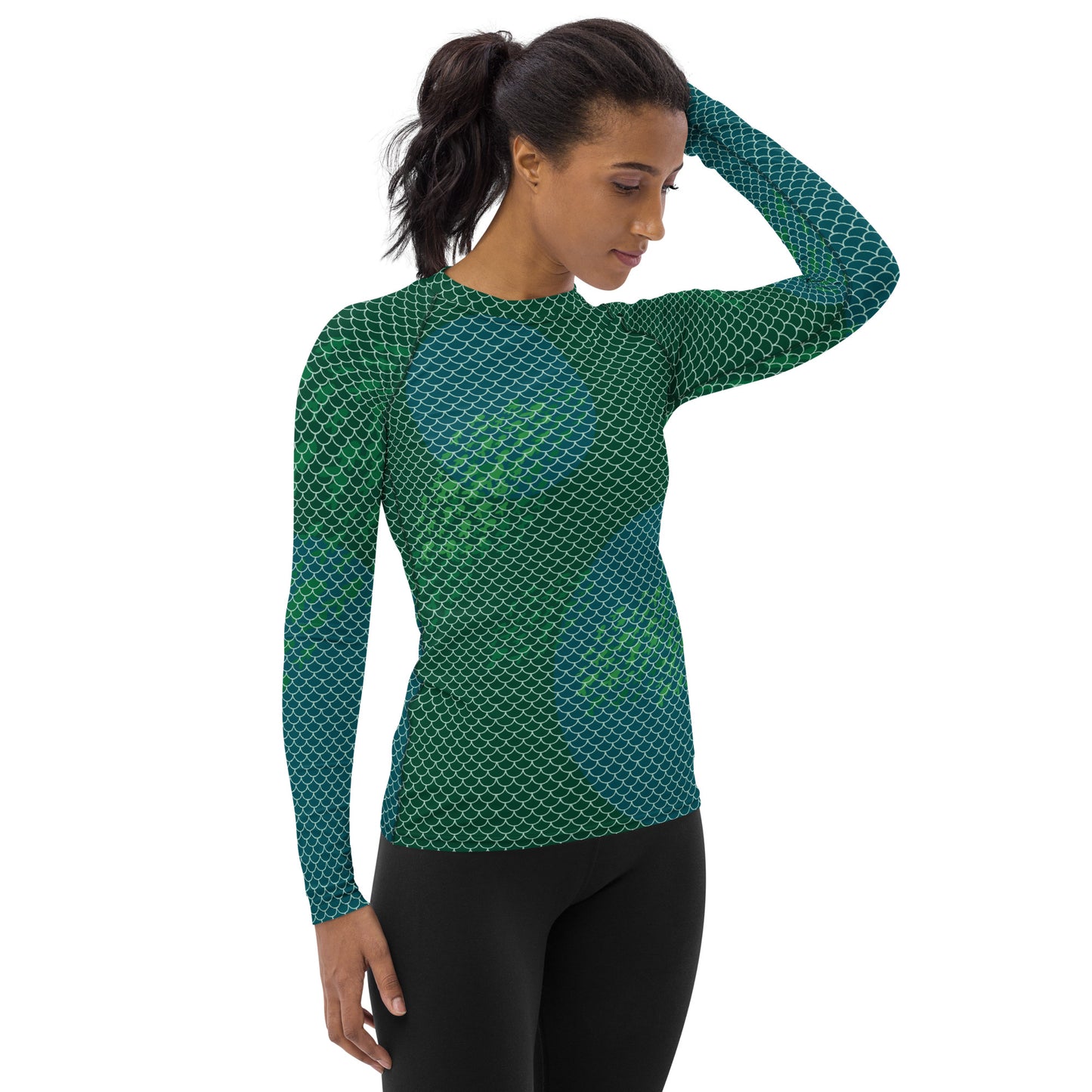 Mermaid Scales Women's Rash Guard