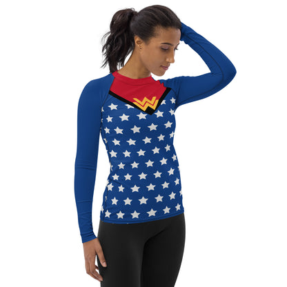 Diana Prince Women's Rash Guard