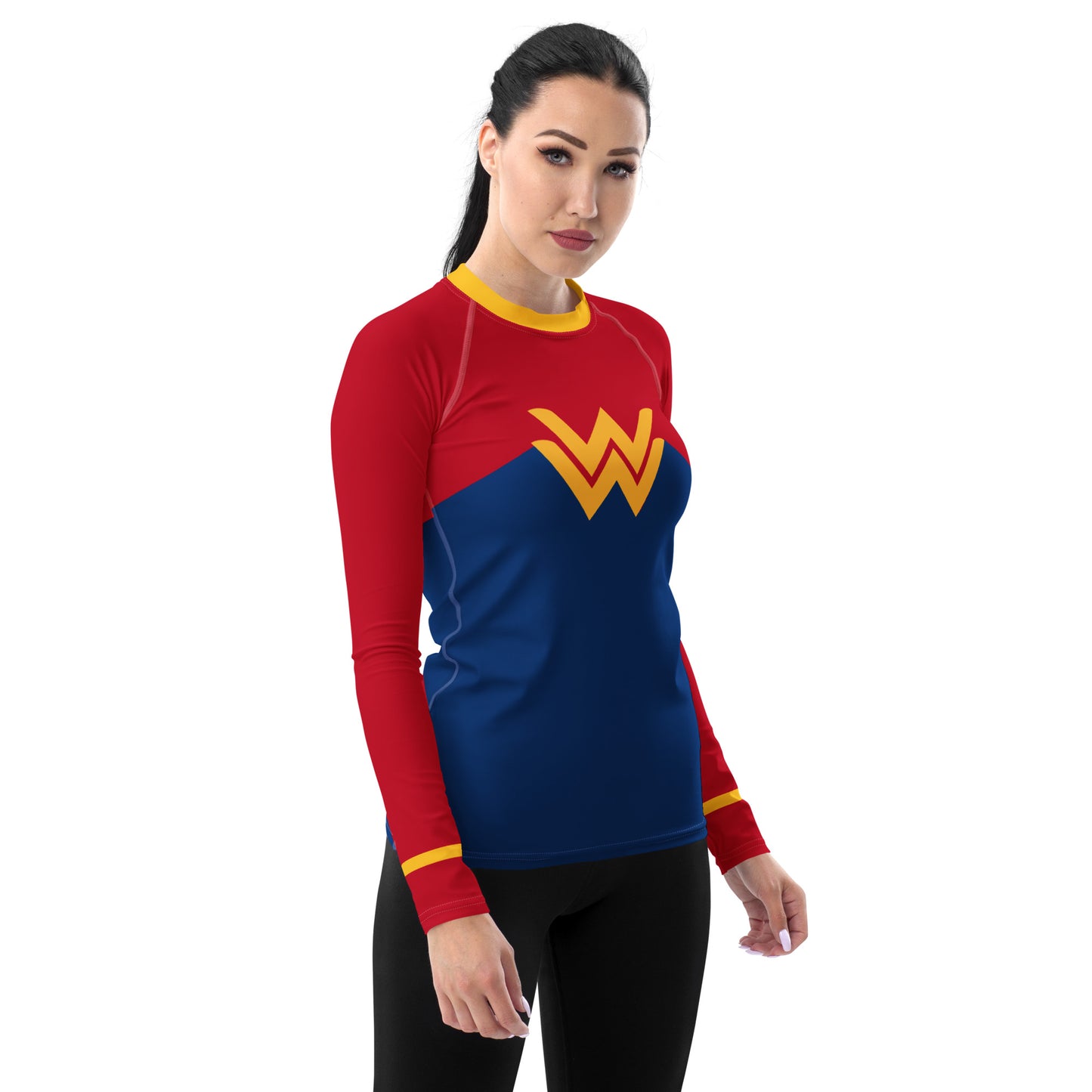 Diana Prince 1990's Women's Rash Guard