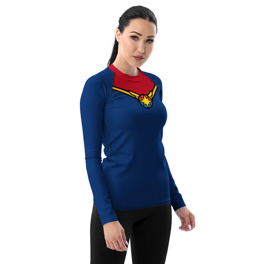 Captain Carol Danvers Women's Rash Guard