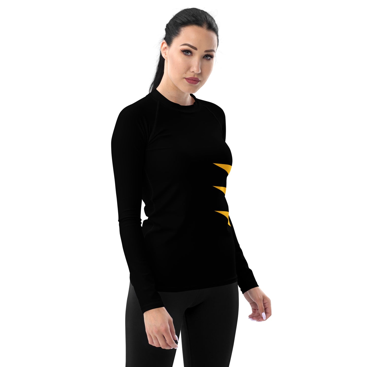 Wolverine (Black and Yellow) Women's Rash Guard