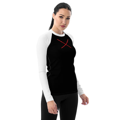 Deadpool Katanas (Black) Women's Rash Guard