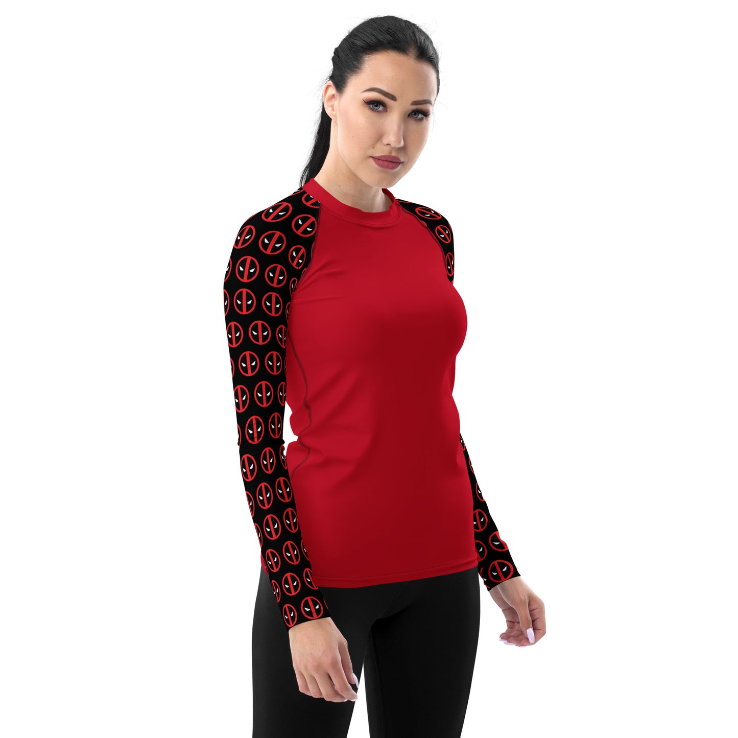 Deadpool Sleeves Women's Rash Guard