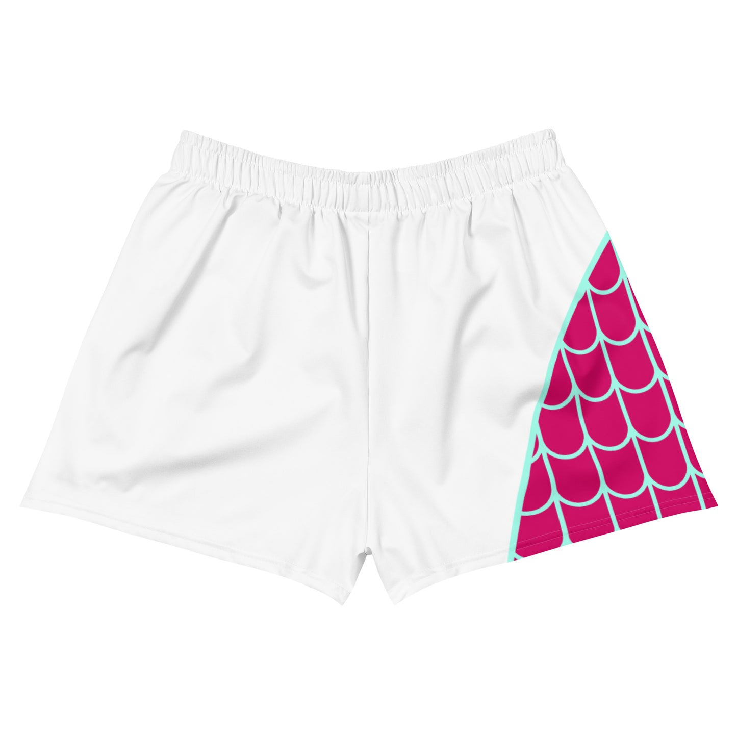 Spider-Gwen Women’s Recycled Athletic Shorts (White)