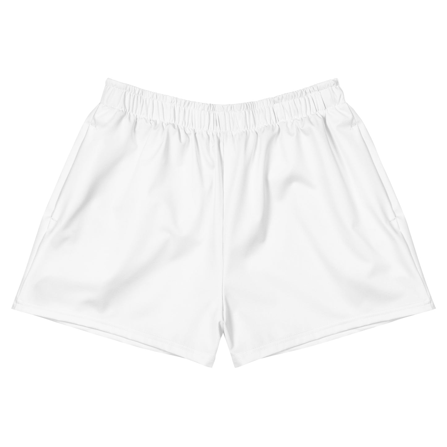 Deadpool Katanas (White) Women’s Recycled Athletic Shorts