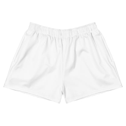 Deadpool Katanas (White) Women’s Recycled Athletic Shorts