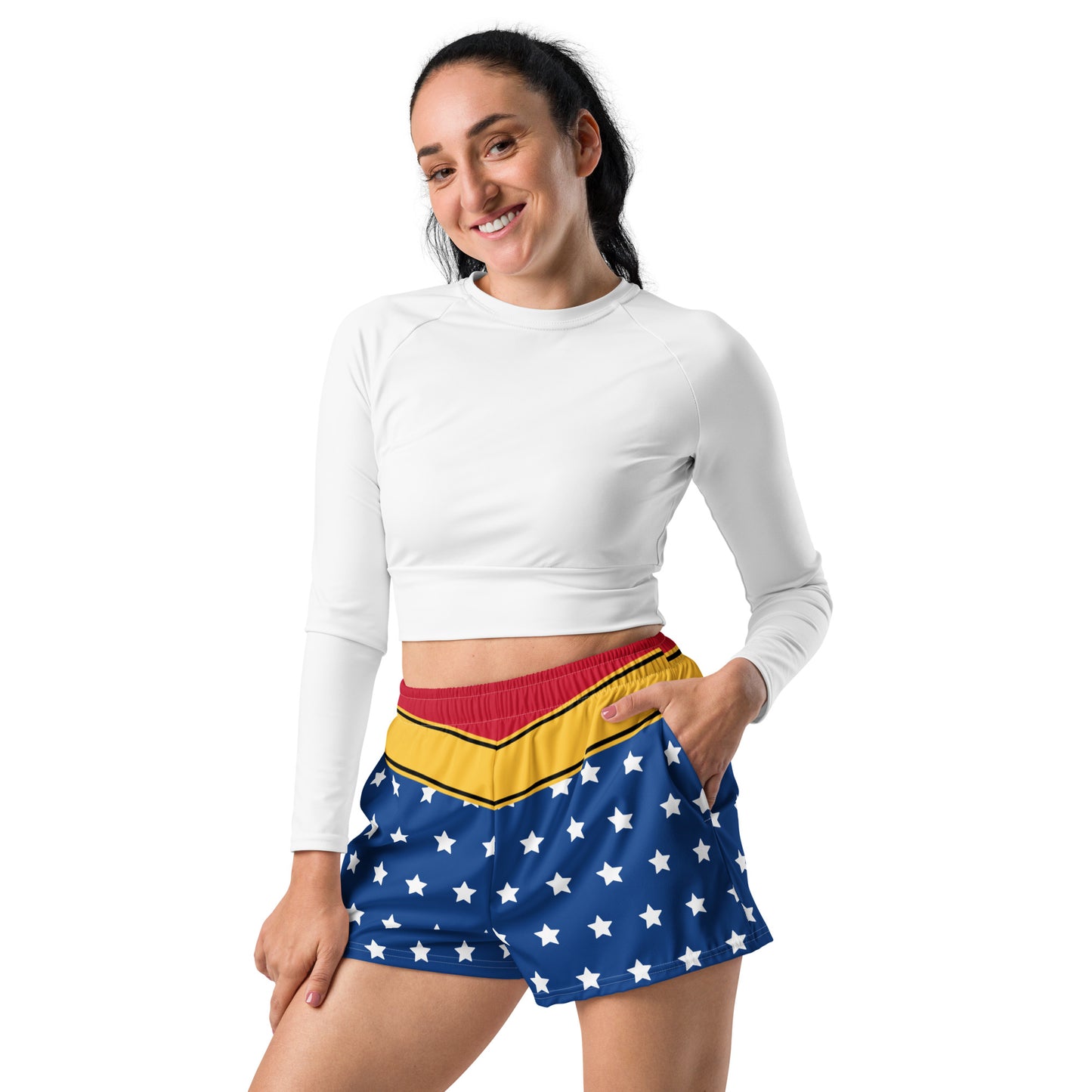 Diana Prince Costume Women’s Recycled Athletic Shorts