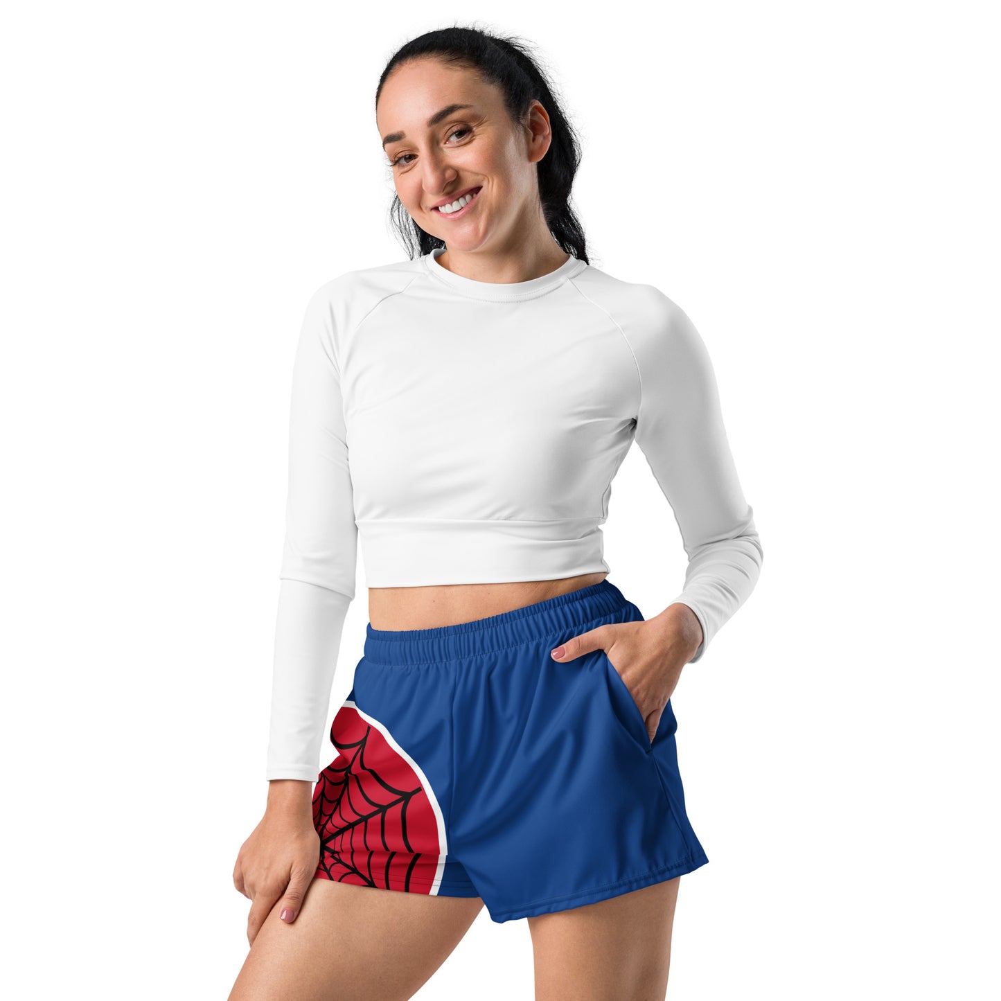 Spider-Man Women’s Recycled Athletic Shorts