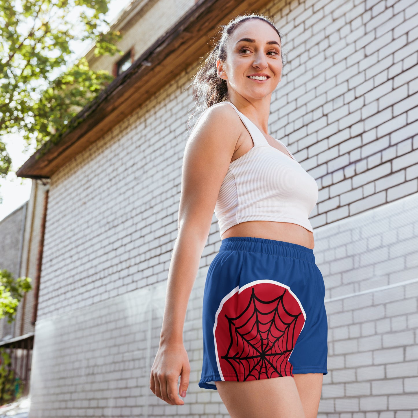 Spider-Man Women’s Recycled Athletic Shorts