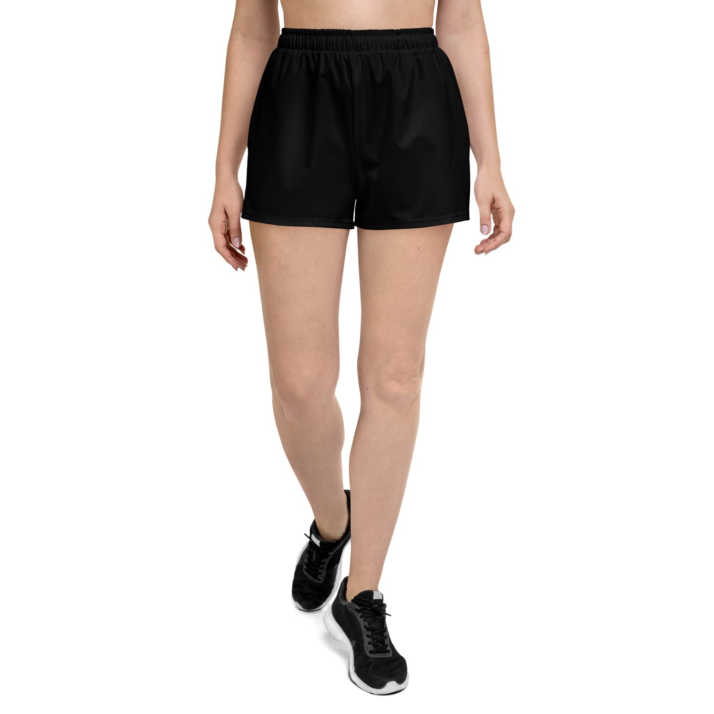 Deadpool Katanas (Black) Women’s Recycled Athletic Shorts