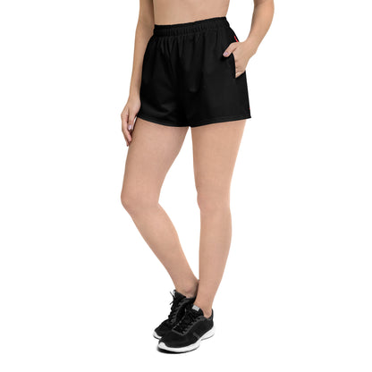 Deadpool Katanas (Black) Women’s Recycled Athletic Shorts