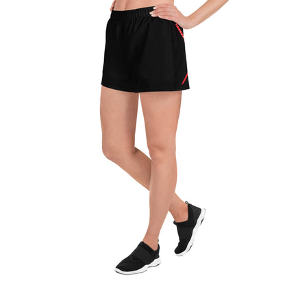 Deadpool Katanas (Black) Women’s Recycled Athletic Shorts