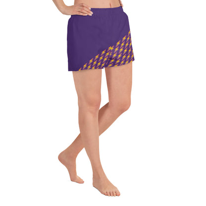 Intergalactic Lightning Bolt Women’s Recycled Athletic Shorts