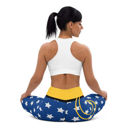 Diana Prince (with Lasso of Truth) Costume Yoga Leggings