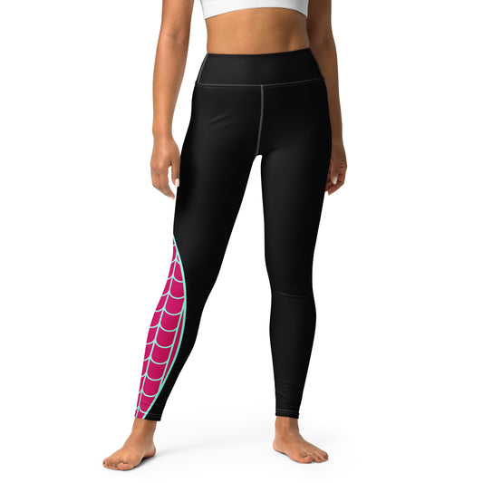 Spider-Gwen Yoga Leggings (Black)