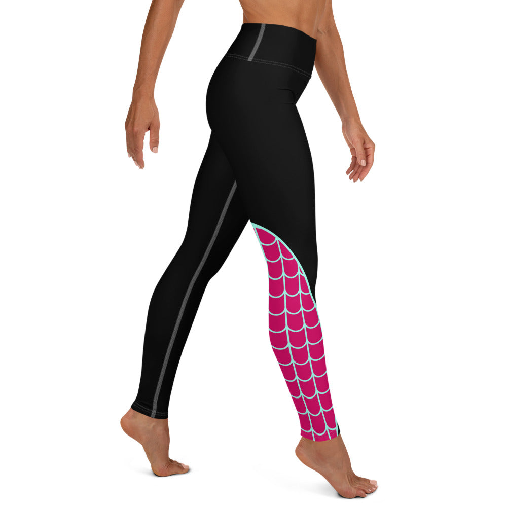 Spider-Gwen Yoga Leggings (Black)