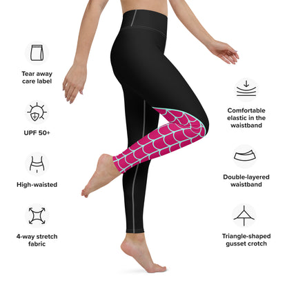 Spider-Gwen Yoga Leggings (Black)