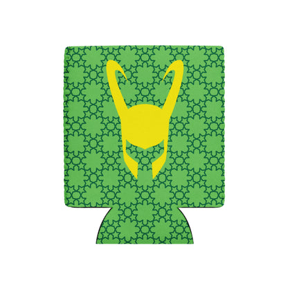 Loki Yellow Helmet Soda & Beer Can Cooler