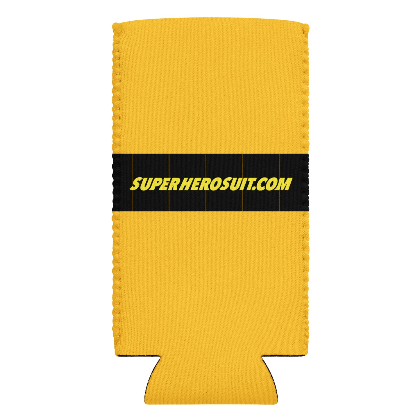 Wolverine Yellow and Black Soda & Beer Can Cooler