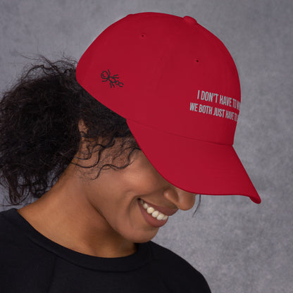 Scott Lang Quote Embroidered Hat