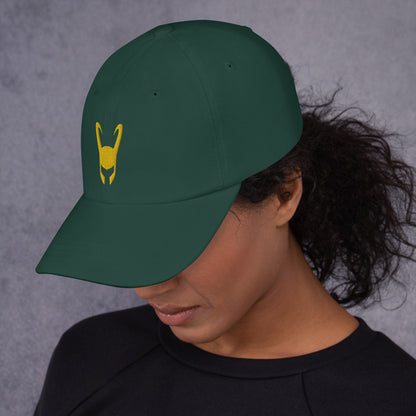 Loki Helmet Embroidered Hat