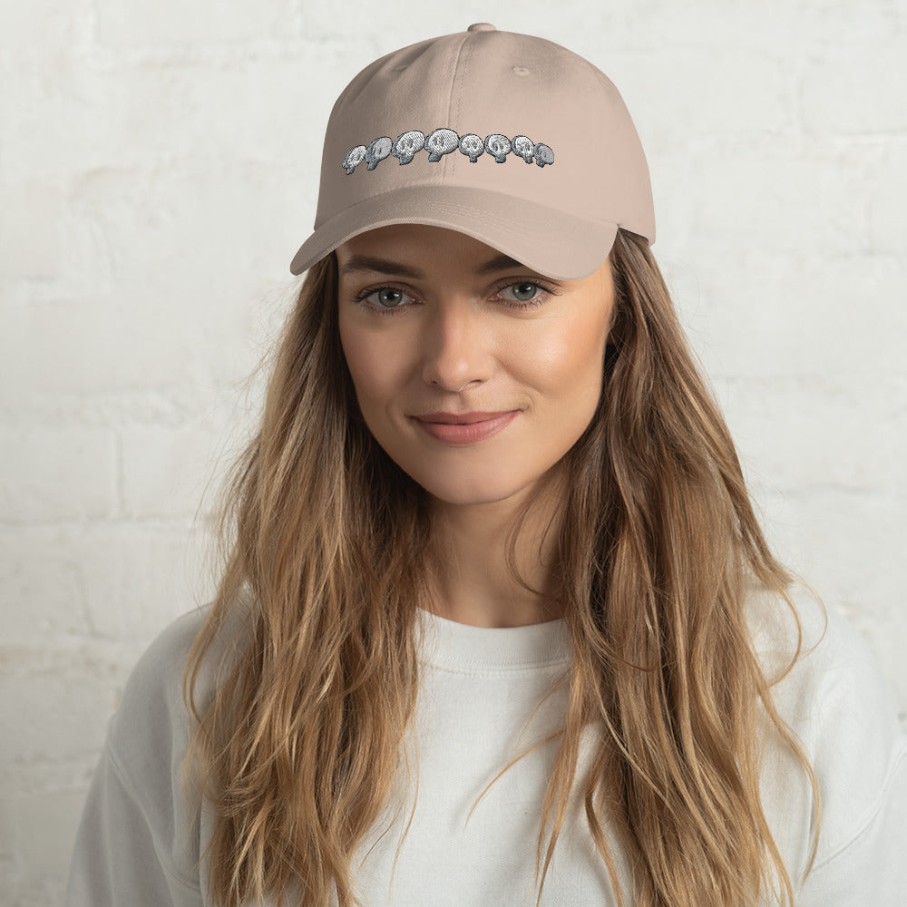 Mystique Skulls Embroidered Hat