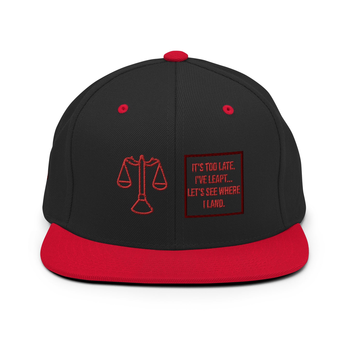 Matt Murdock Quote Embroidered Snapback Hat