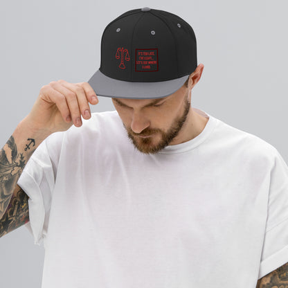 Matt Murdock Quote Embroidered Snapback Hat