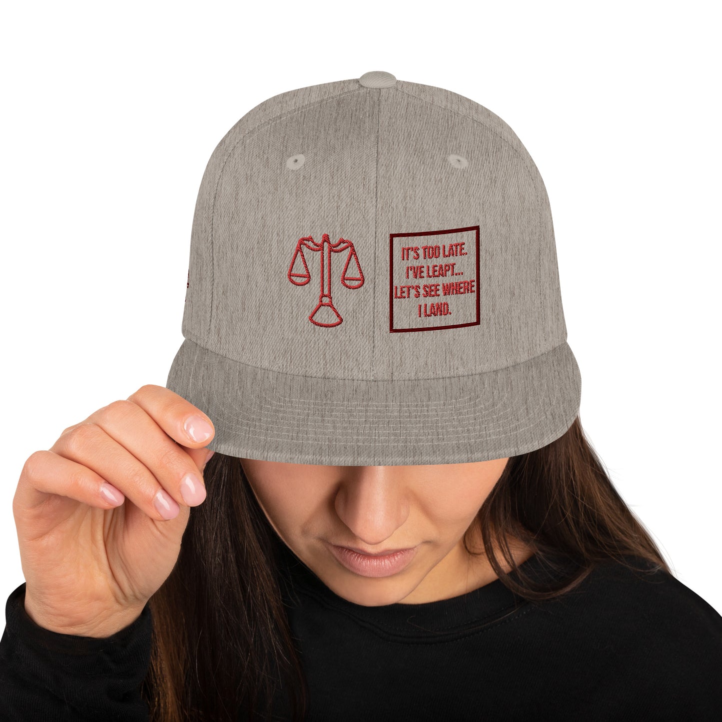 Matt Murdock Quote Embroidered Snapback Hat