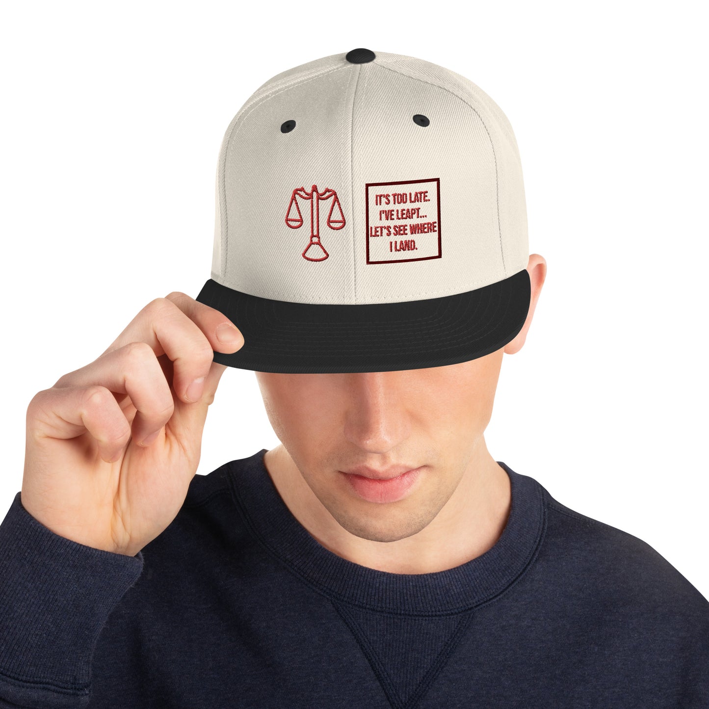 Matt Murdock Quote Embroidered Snapback Hat