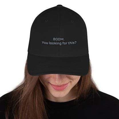 Rhodey Quote Structured Twill Embroidered Hat