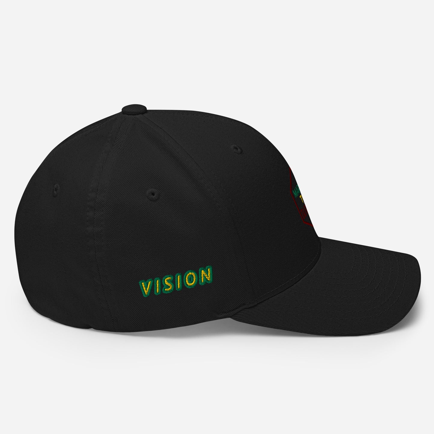 Vision Married to a Witch Hex Embroidered Structured Twill Hat